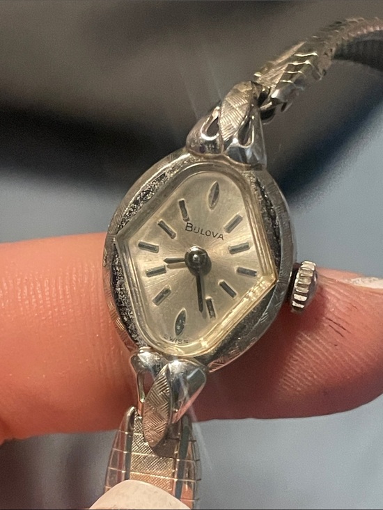 Bulova Jewelry - Elegant Silver Tone Ladies Bracelet Watch